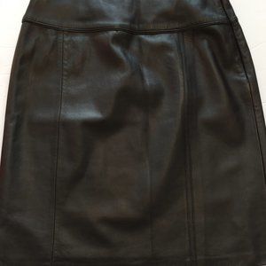 BOUTIQUE OF LEATHER SKIRT